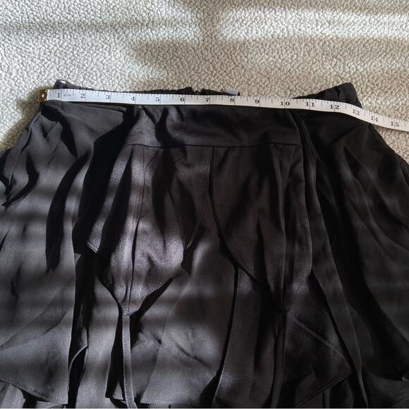 NWOT Lulus Tier and Now Black Tie-Back Tiered Maxi Dress M - Picture 7 of 12